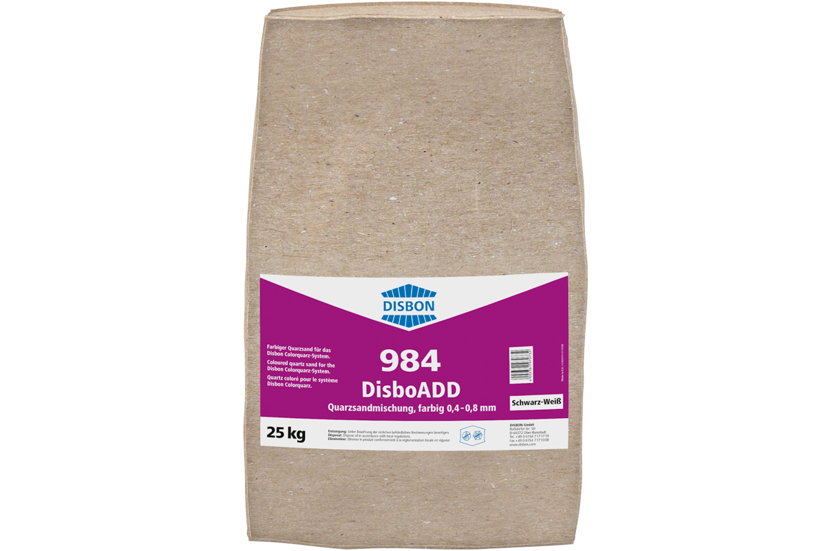 Disbon 984 ColorQuarz 25,0 kg SchwarzWeiß
